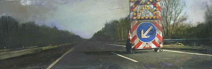 Autobahndienst 25x75cm